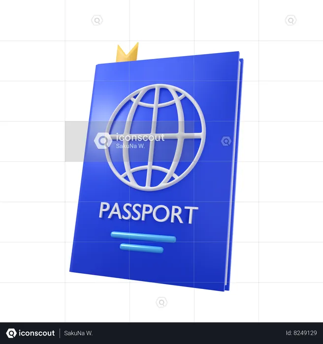 Passport  3D Icon