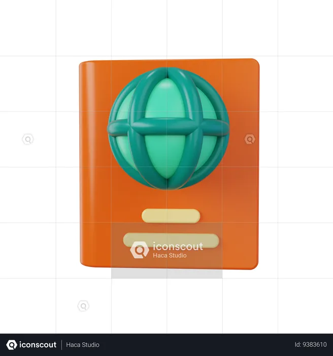 Passport  3D Icon