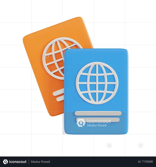 Passport  3D Icon