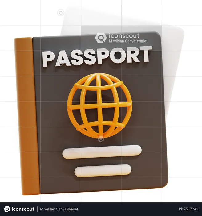 PASSPORT  3D Icon