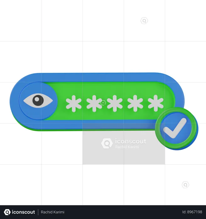 PASSWORD ACCEPTED  3D Icon