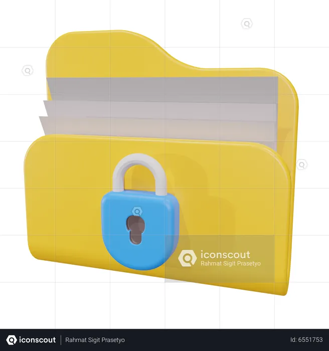 Password Folder  3D Icon