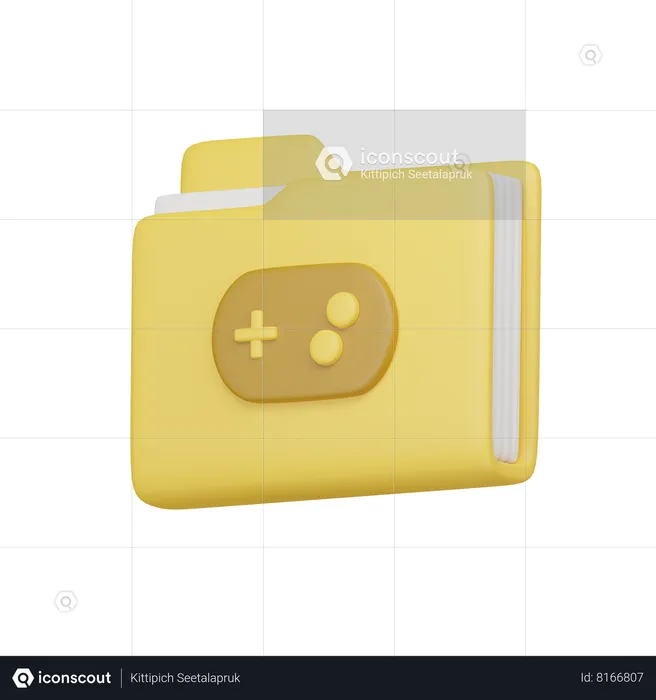 Pasta de jogos salvos  3D Icon