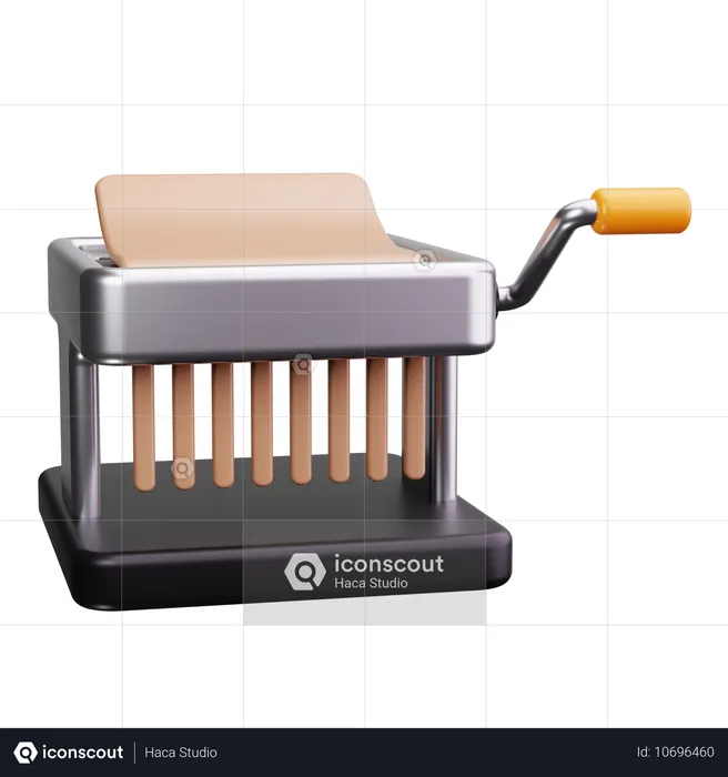 Pasta Machine  3D Icon