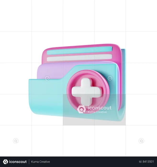 Pasta médica  3D Icon