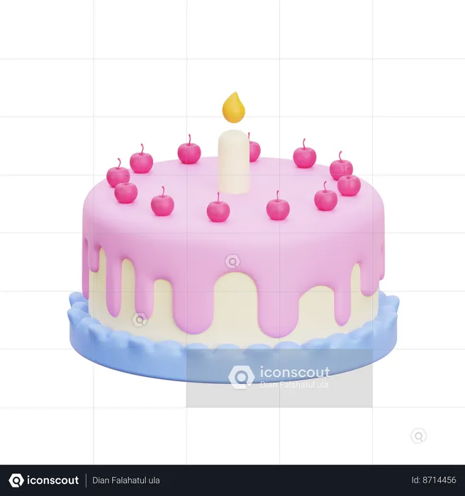 Pastel  3D Icon