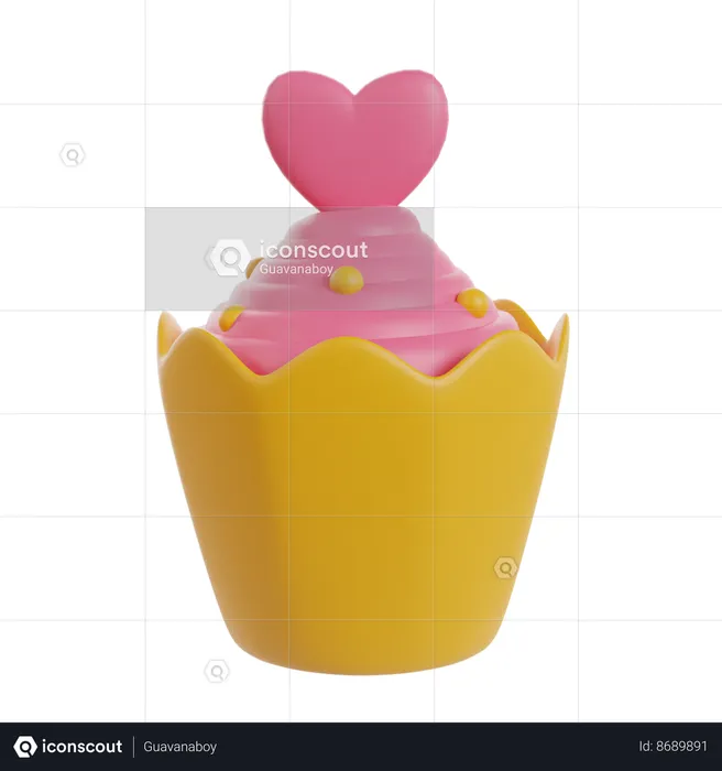 Pastel de boda  3D Icon