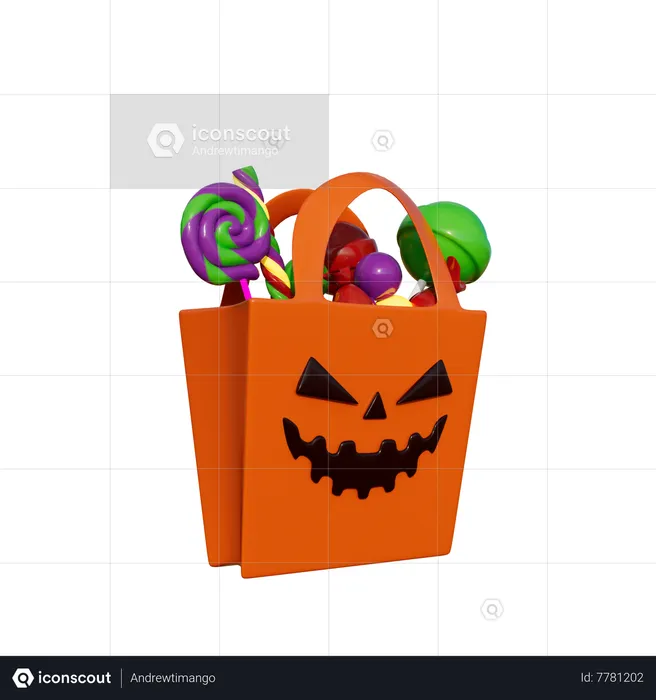 Pastel de halloween  3D Icon