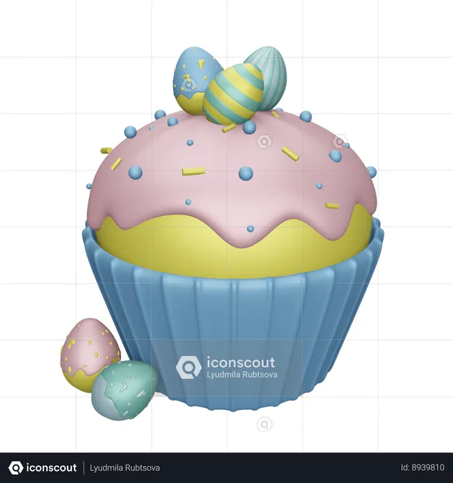 Pastel de Pascua  3D Icon