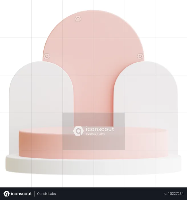 Pastel Display  3D Icon