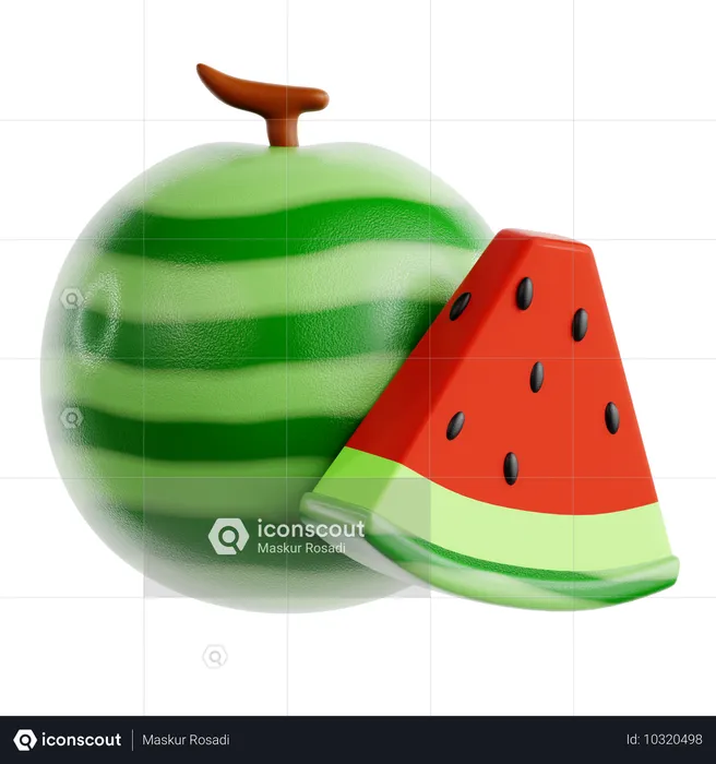 Fruit de pastèque  3D Icon