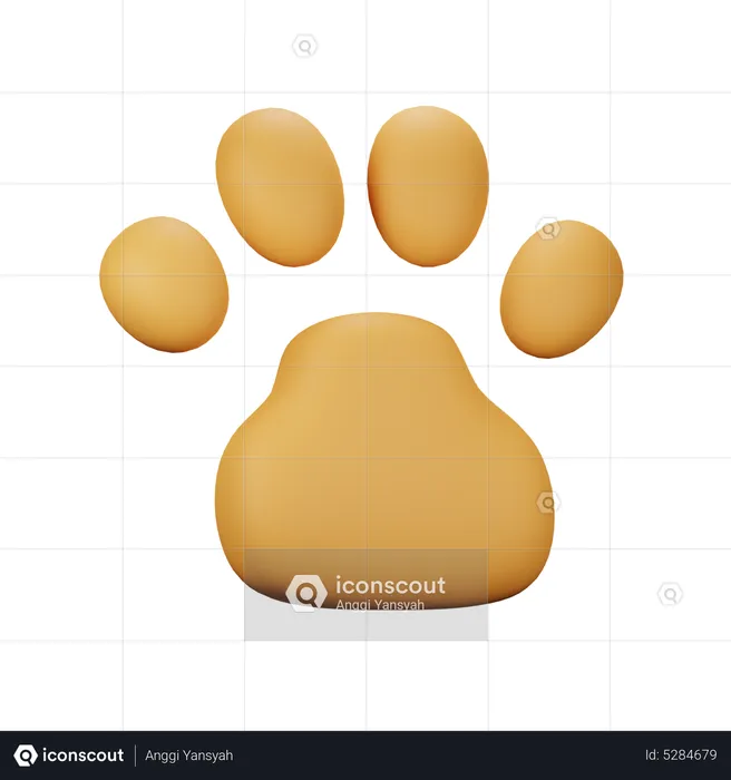 Patas  3D Icon