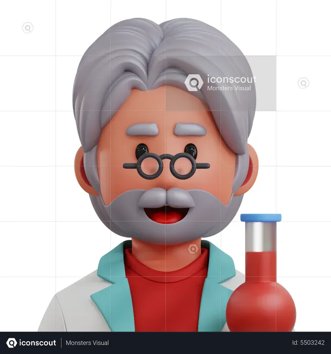 Pathologiste  3D Icon