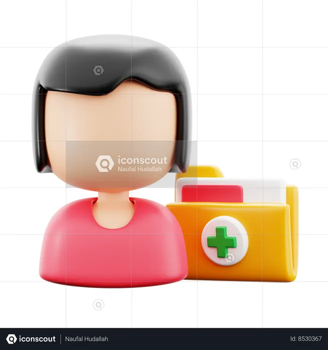 Patient Medical History  3D Icon