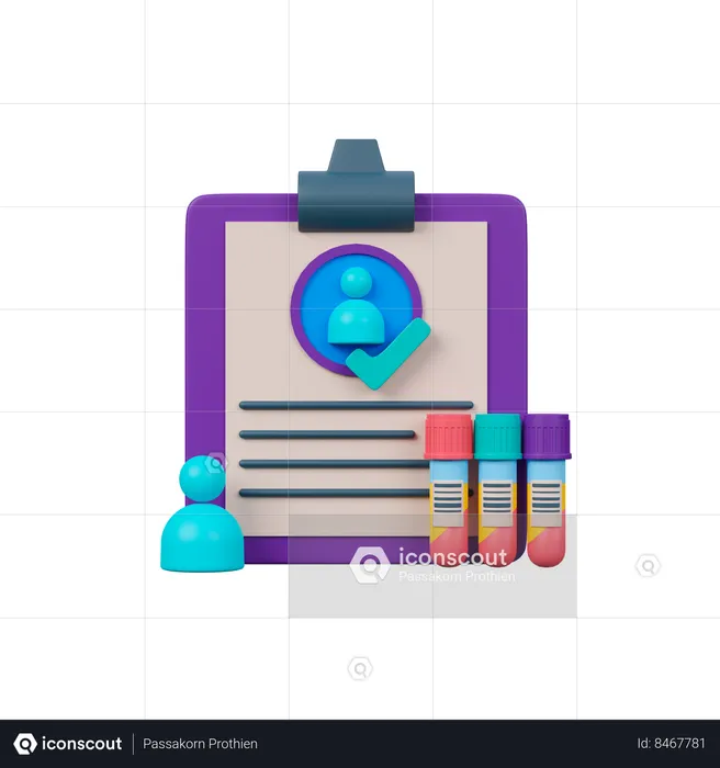 Patient Report  3D Icon