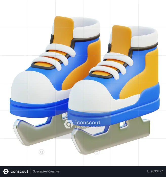 Patinador de hielo  3D Icon