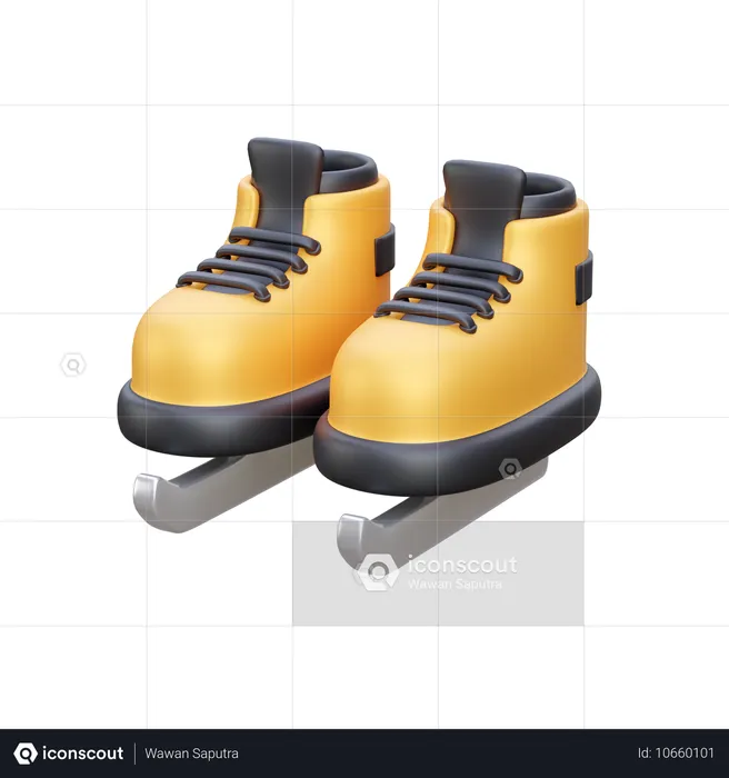 Patinage sur glace  3D Icon