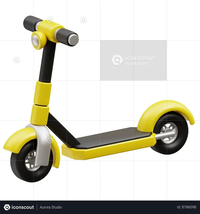 Patinete  3D Icon