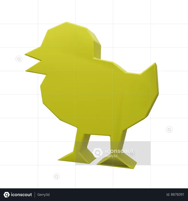 Patinho  3D Icon