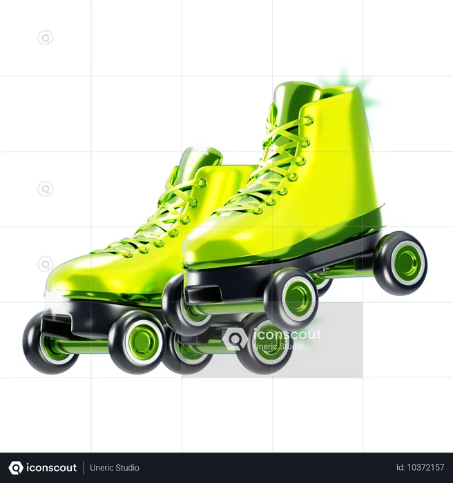 Patins  3D Icon