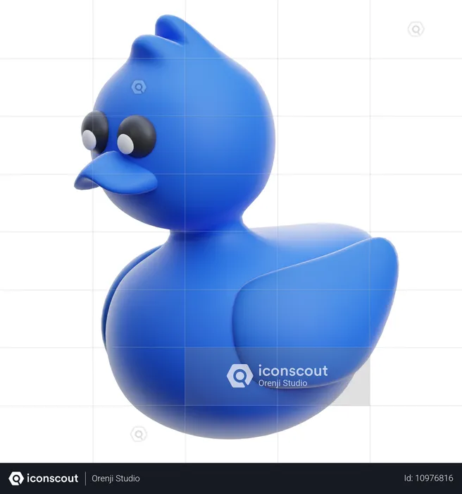 Pato de borracha  3D Icon