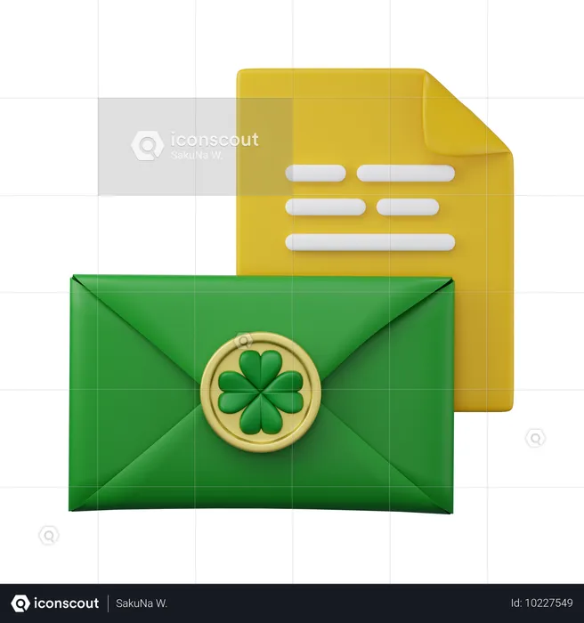 Patricks Day Invitation  3D Icon