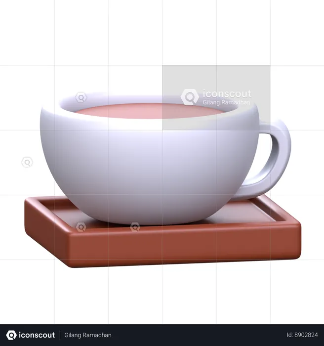 Pausa para café  3D Icon