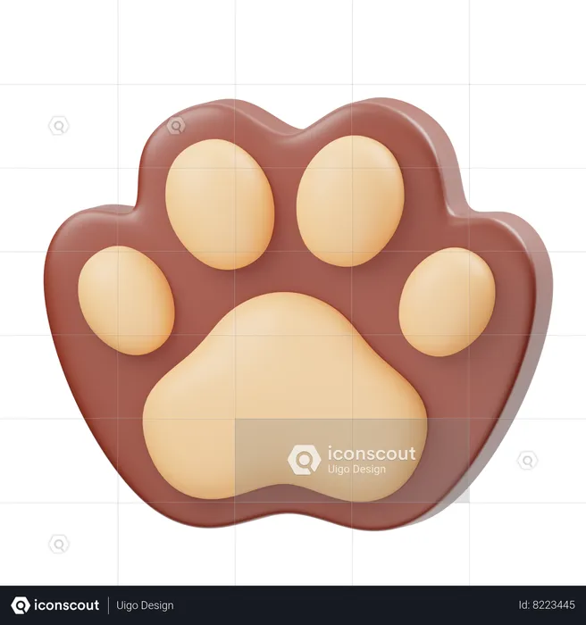 Paws  3D Icon