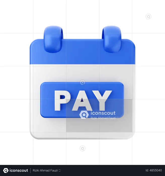 Pay Day 3D Icon Download In PNG, OBJ Or Blend Format