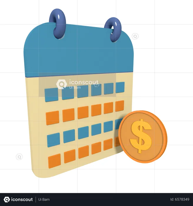 Pay Day 3D Icon Download In PNG, OBJ Or Blend Format