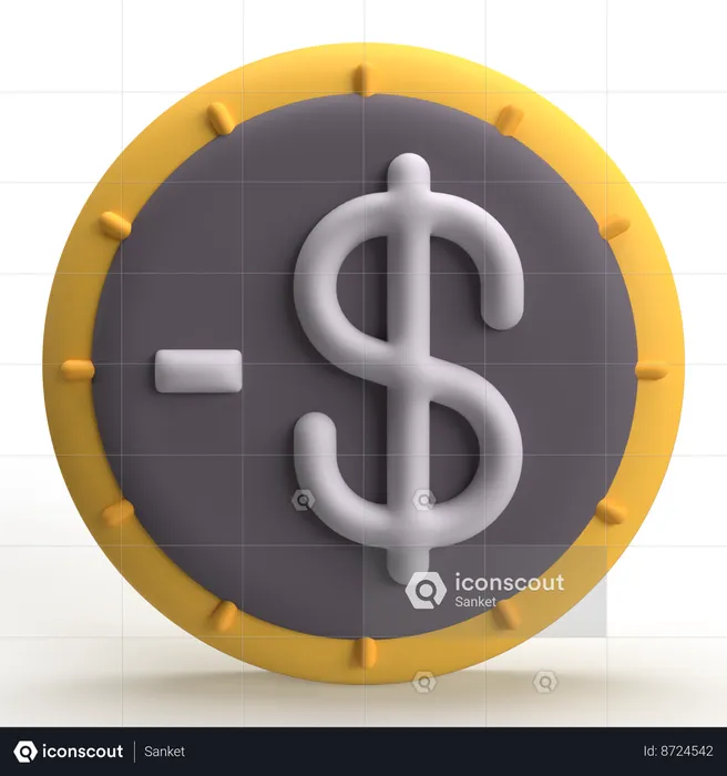 Pay Less  3D Icon