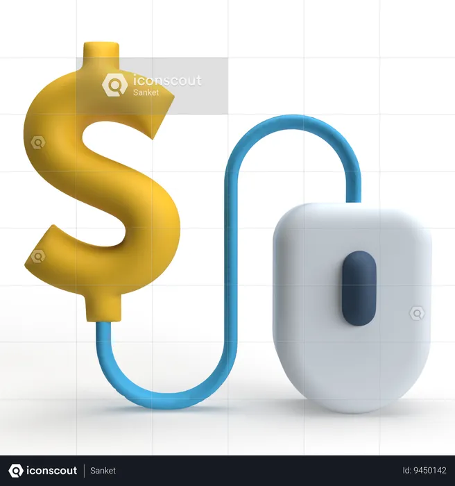 Pay Per Click  3D Icon