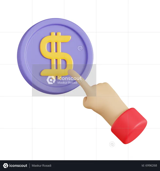 Pay Per Click  3D Icon