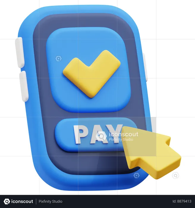 Pay Per Click Online Advertising  3D Icon