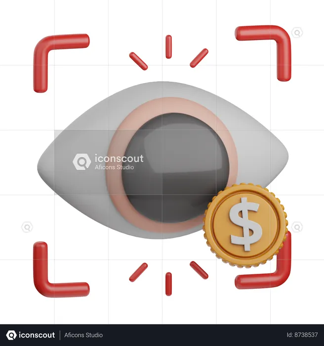 Pay per view  3D Icon