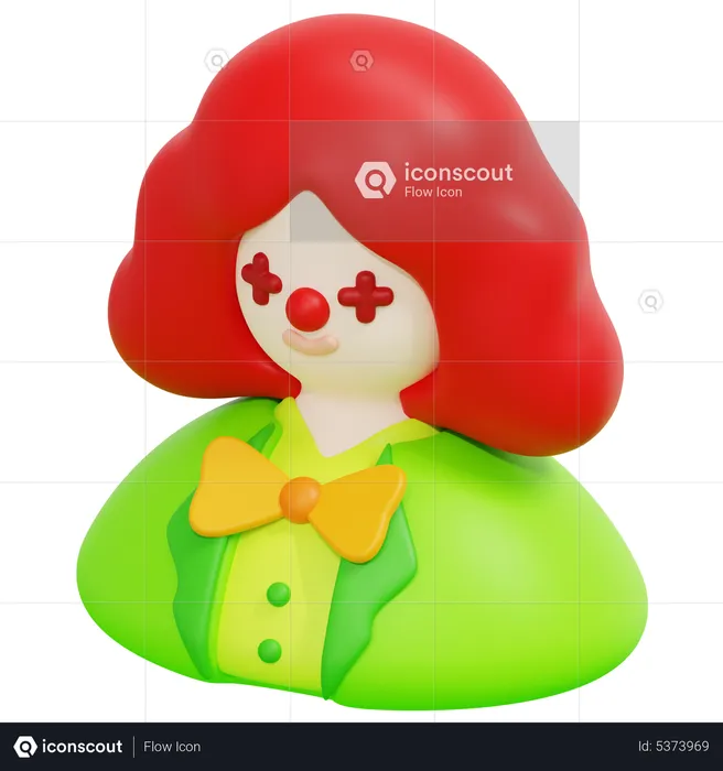 Payaso  3D Icon