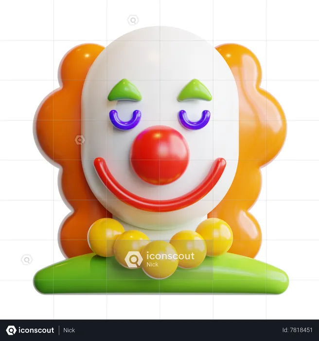 Payaso  3D Icon