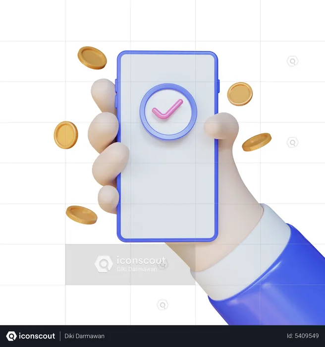Payment Approved  3D Icon