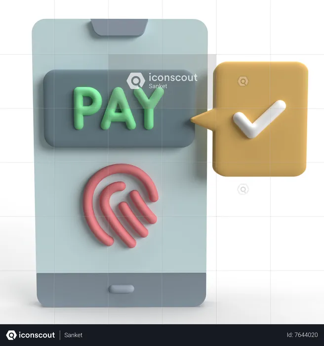 Payment Authentication  3D Icon