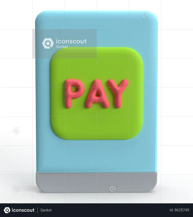 Payment Button  3D Icon