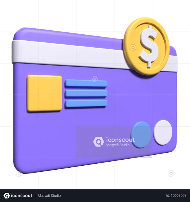 Payment Card  3D Icon