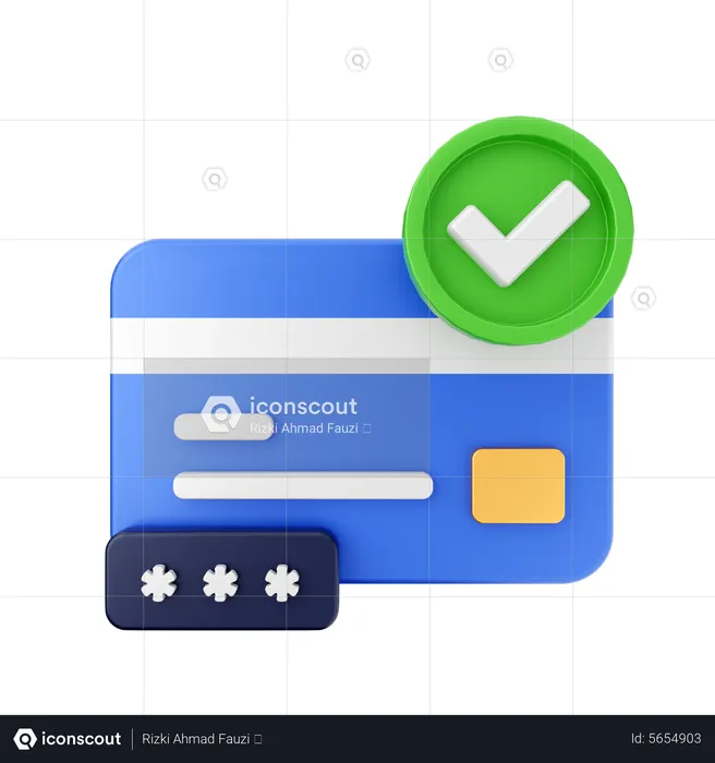 Payment Check  3D Icon