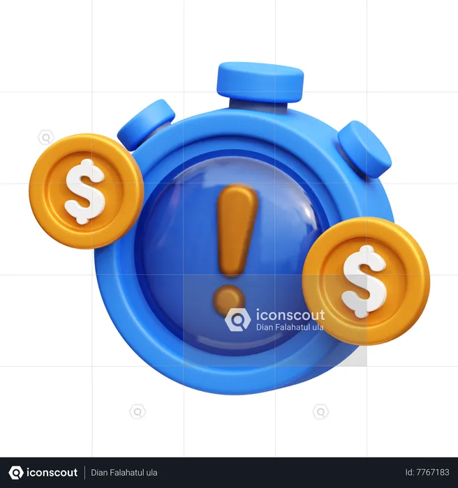 Payment Deadline  3D Icon