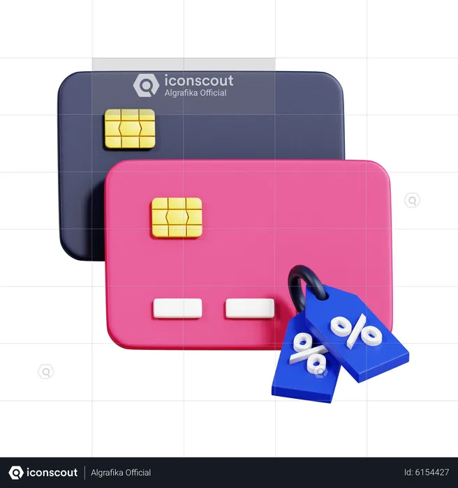 Payment Discount  3D Icon