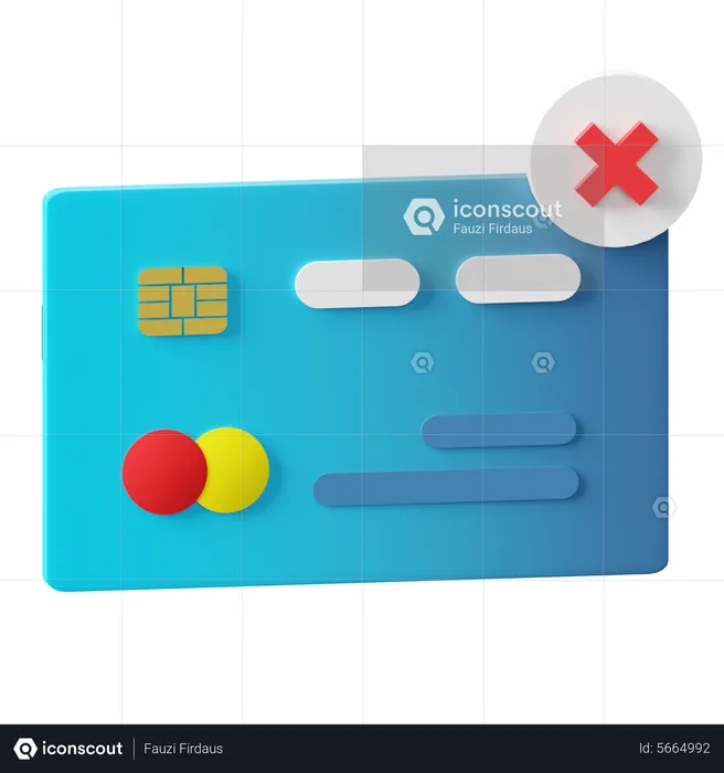 Payment Failure  3D Icon