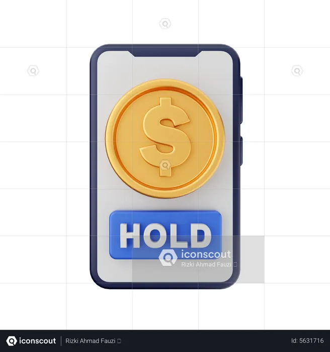 Payment Hold  3D Icon