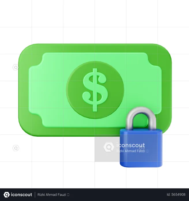 Payment Lock  3D Icon