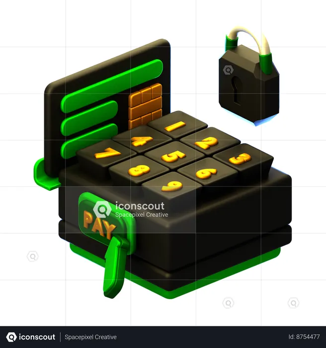 Payment Machine  3D Icon