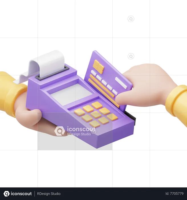 Payment Machine  3D Icon