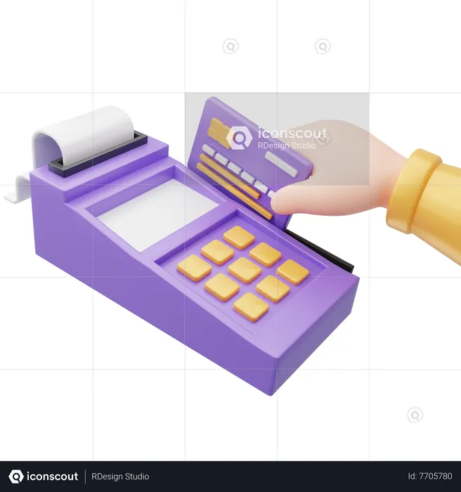 Payment Machine  3D Icon